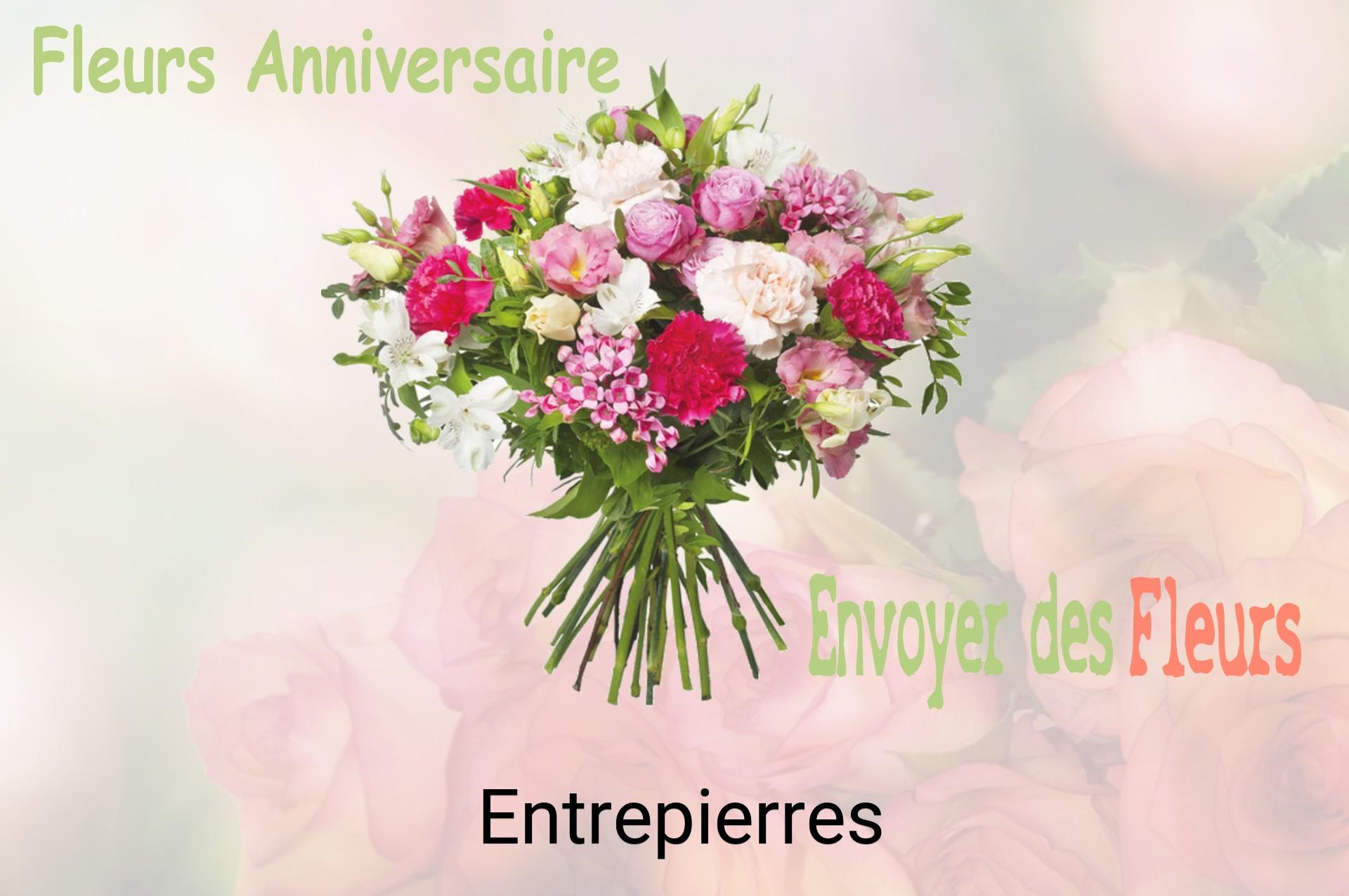 Bouquet de fleurs d’anniversaire livré à Entrepierres